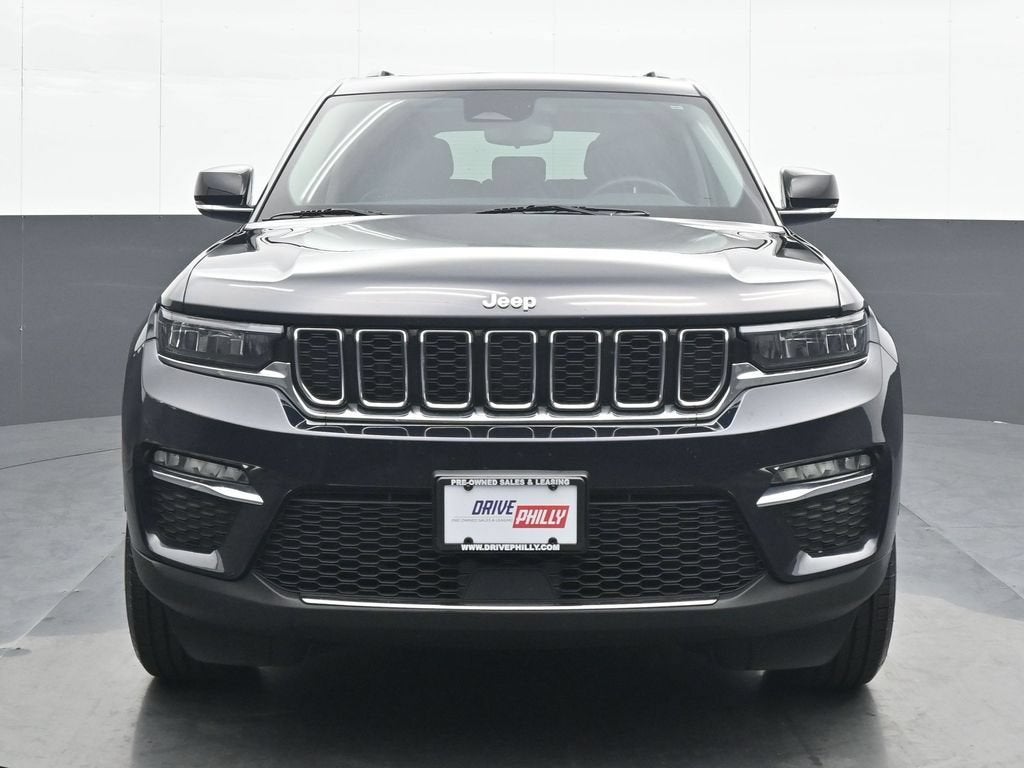 2023 Jeep Grand Cherokee Limited 4x4 in Blue — front three-quarter view