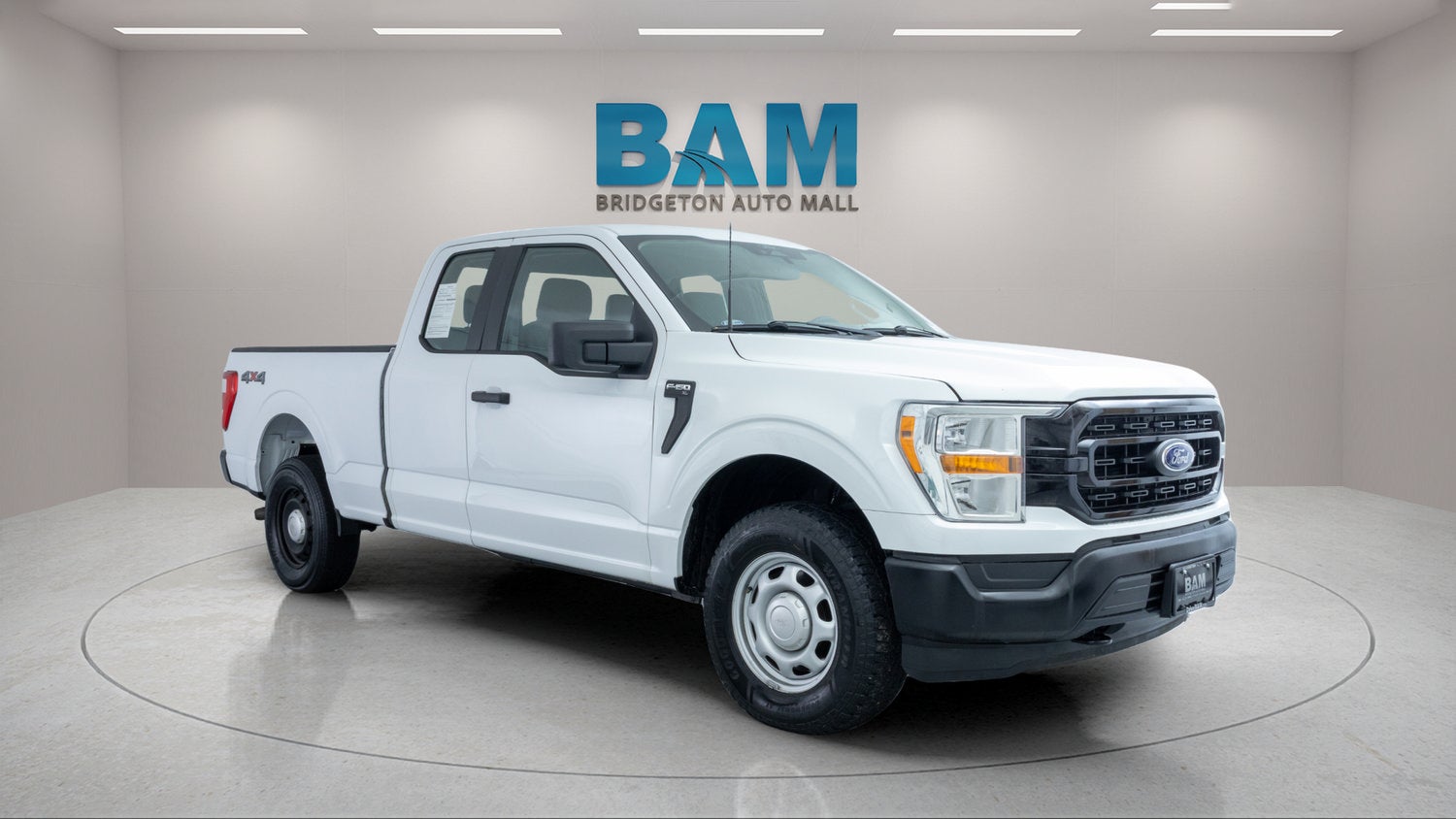 2022 Ford F-150 XL in White — front three-quarter view